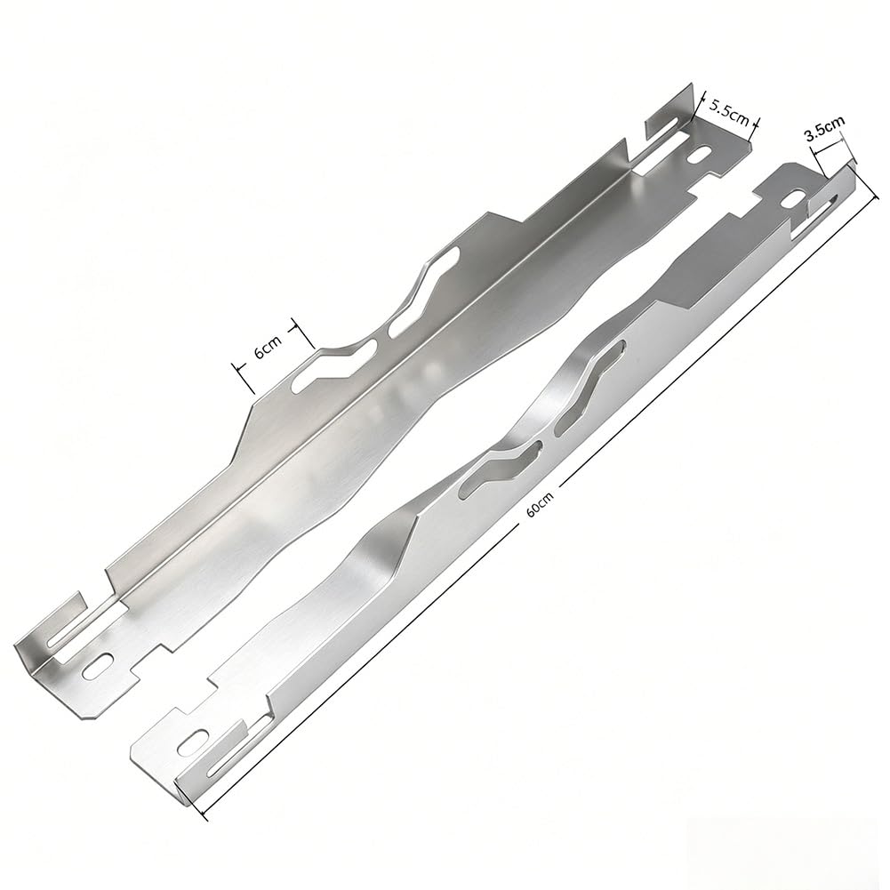 Piastra di allineamento professionale in acciaio inox, strumento di allineamento della piastra dei piedi in acciaio inox, strumenti di misurazione per misurare la distanza coassiale della ruota (nero)