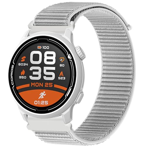 OUTPUTBT Nylon Correa 20mm para Coros Pace 2/Apex 2/Apex 42mm Sport Pulsera para Hombre Mujer
