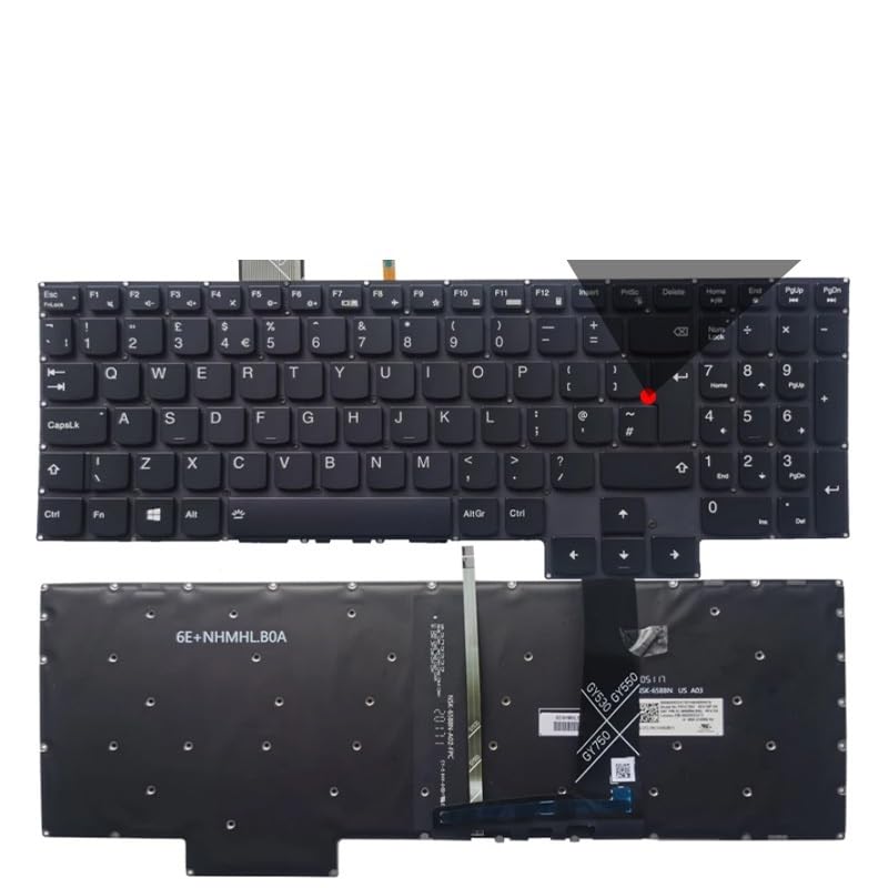 Clavier de remplacement pour Legion 5-17ACH6 afin de réparer vos touches usées