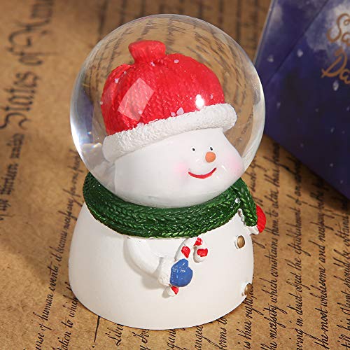 Decorações de Natal, bola de cristal de Natal em forma de boneco de neve, requintado presente de ani