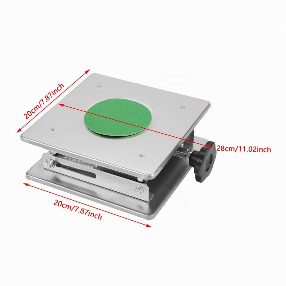 Plate forme élévatrice de laboratoire Stand 200X200mm réglable en acier inoxydable Lab Lifter Lab Lift Plateformes élévatrices Table Rack Ciseaux