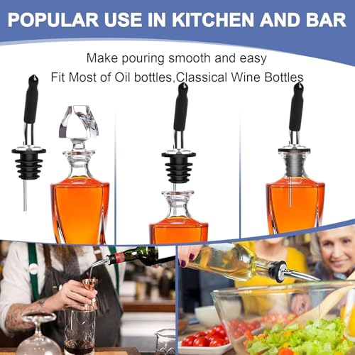 Accesorios de cocina para botellas de condimentos: 48 tapas protectoras de silicona 8