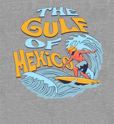 Bioworld The Gulf of Mexico Surfer Youth Heather Gray Jogger Pants-Medium