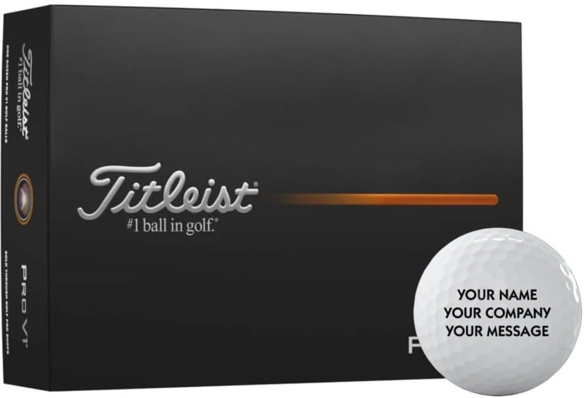 Custom Titleist Pro V1 Personalized Golf Balls