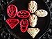 3D COOKIE CUTTERS by WNF Craft - For Extra Fun Baking – Safe and Plastic. Perfect for Making Cookies, Mini Sandwiches, Shapped Cheese (a. Superhero set)