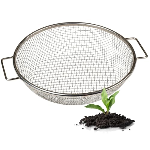 Wenses Round Soil Sifter for 5-Gallon Bucket (1/4-inch...