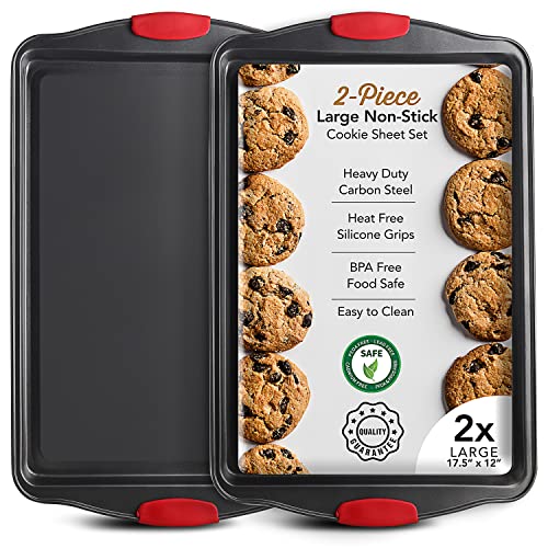 2-Piece Baking Sheet Set with Handles