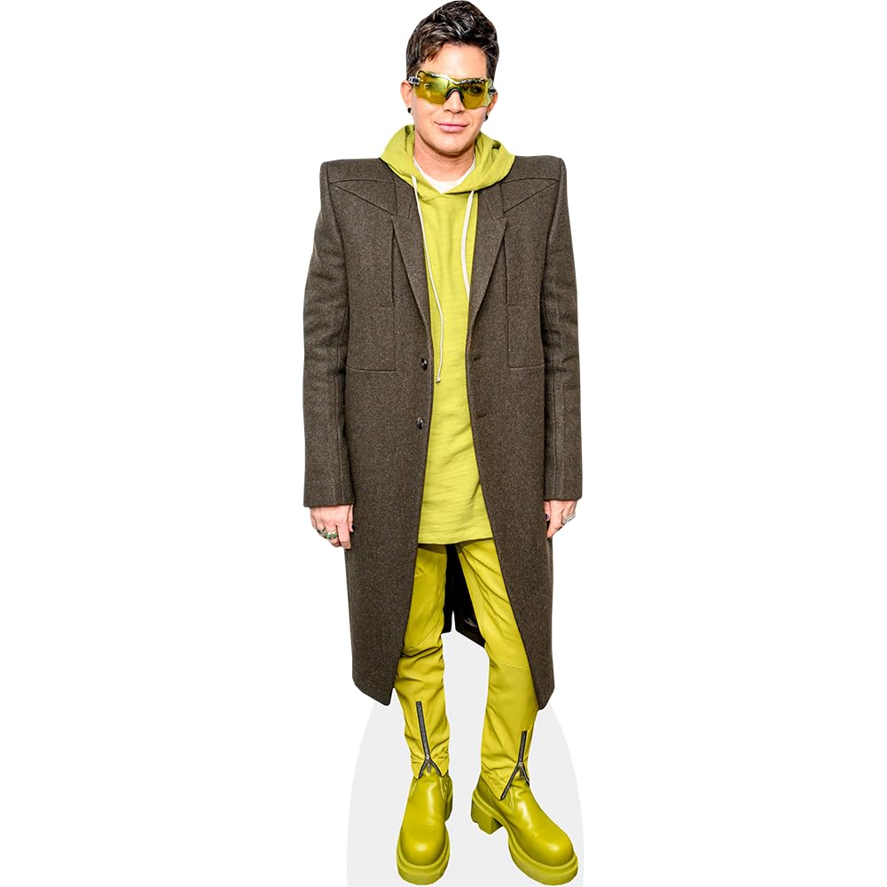 Celebrity Cutouts Life Size Cutout Adam Lambert (Long Coat)