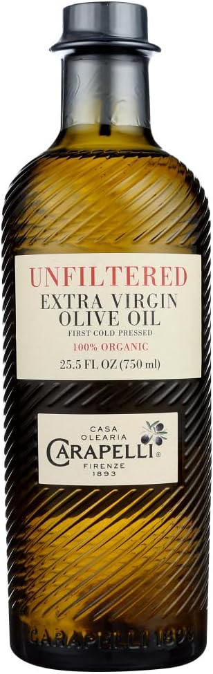 Organic Extra Virgin, Unfiltered Olive Oil, 25.5 Ounce