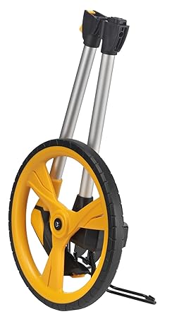 FREEMANS 10km Foldable Measuring Wheel/Rodometer with High Traction PU Tire and Soft Grip Handle