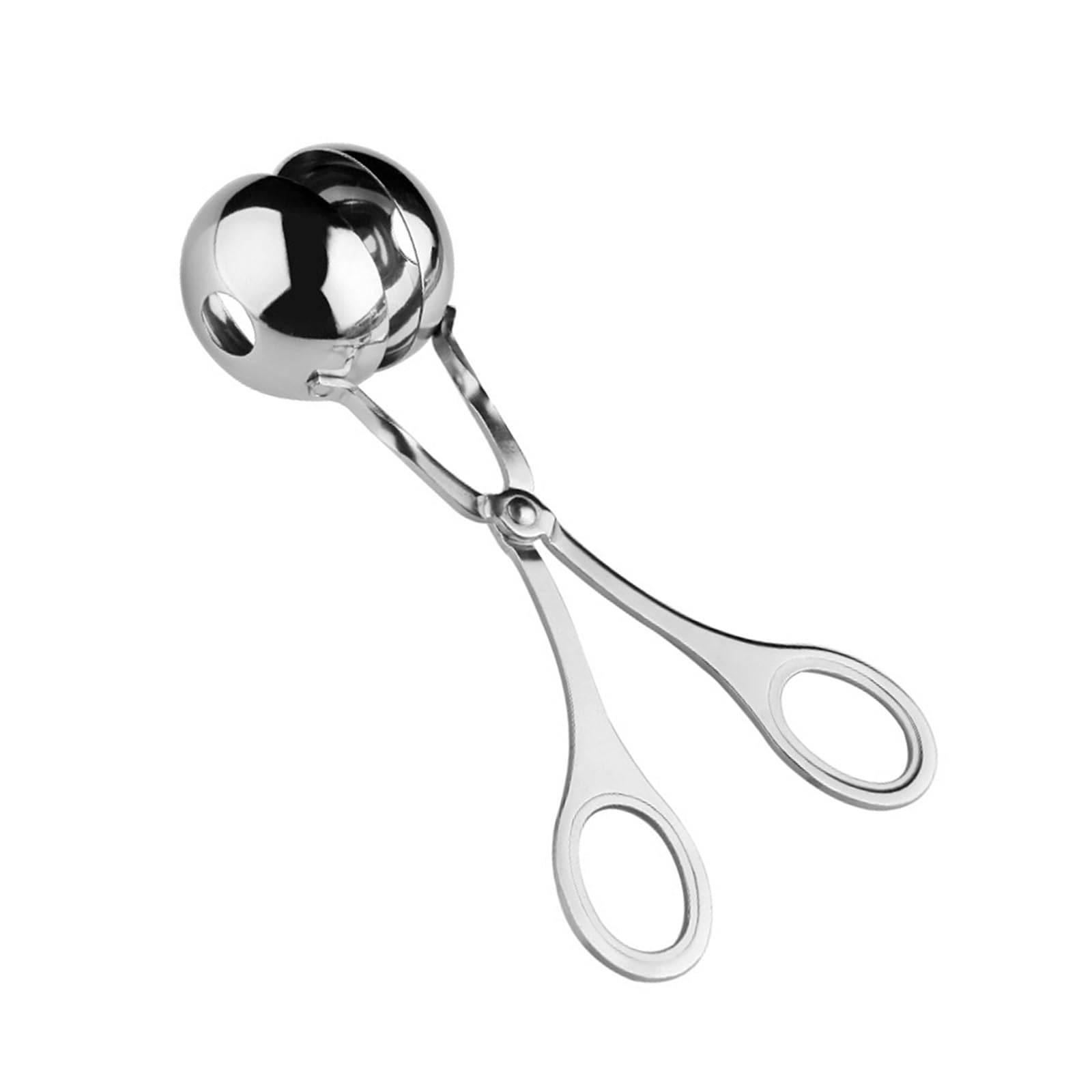 YROHGKPN 304 Stainless Steel Meatballs Maker Comfortable Grip Meat Ball Shaper Practical Kitchen Gadget for Cooking Enthusiasts Food Safe Meatballs Press