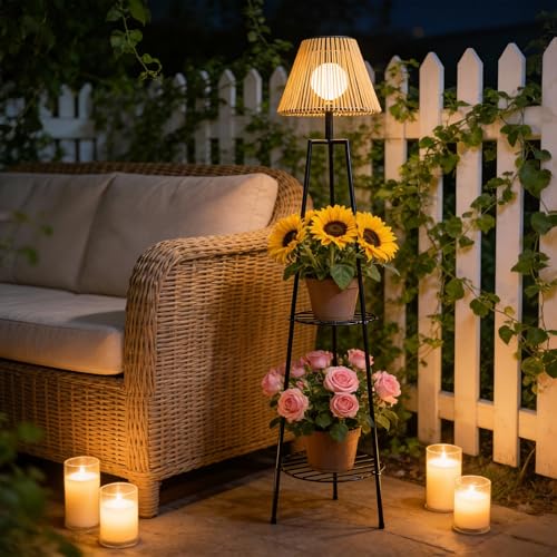 Boho Windlicht Outdoor-Solarlaterne