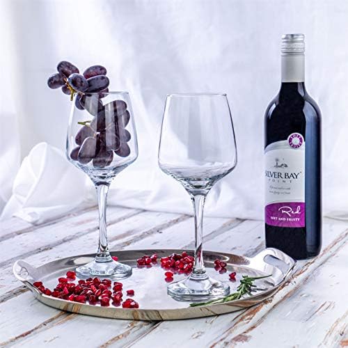 Argon Tableware 'Tallo' Red & White Wine Glasses - 12 Piece Set - 400ml / 295ml