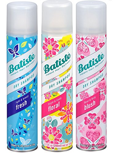 Batiste Dry Shampoo, Fresh Floral Variety Pack