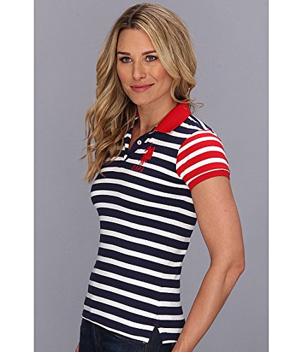 U.S. Polo Assn. Juniors Color Blocked Striped Jersey Polo