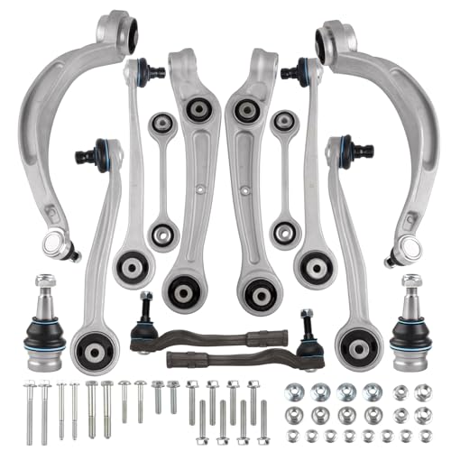 DOCAS Juego de brazos de control,Suspensión de Ruedas compatible para Audi A4 B8 A5 8T3 8F7 8TA A6 C7 Q5 8RB MACAN a partir de 2011/08 8K0407151F 8K0407152F 8K0407693AD 8K0407694AD