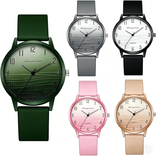 Montre d'infirmière en silicone lot de 5 breloques minimalistes femme