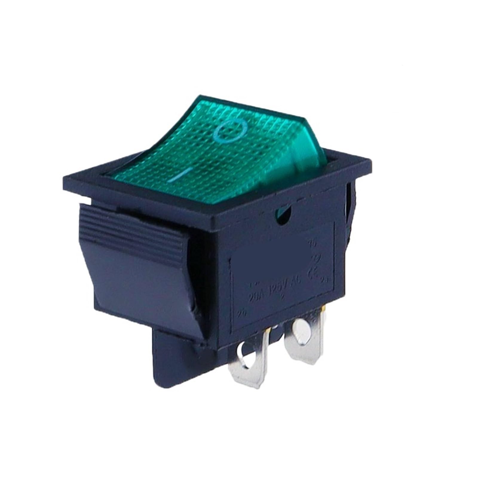Interruptor basculante KCD4 verde para proyectos de bricolaje y reparación de aparatos
