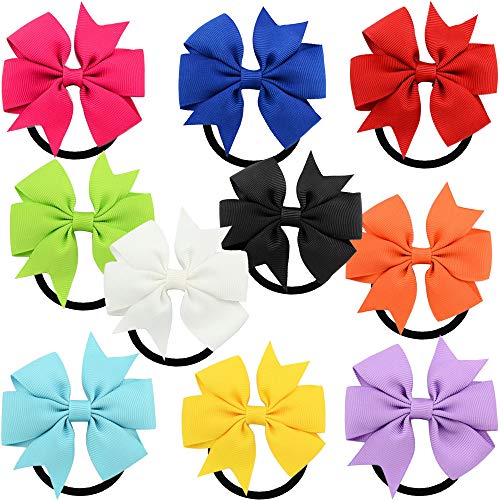 Neoimp 10un. Laço Com Elástico Para Cabelo Infantil Adulto Divers...