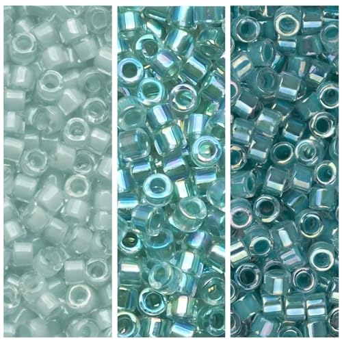Perline MIYUKI Delica 11/0 DB307 – Argento Opaco Grigio Metallizzato (7.2g) Per Gioielli Fai Da Te