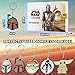 Disney Mandalorian Keyrings for Kids, Teens, Adults, Star Wars Mini Figures Set Keychain, Baby Yoda Collectibles Gifts