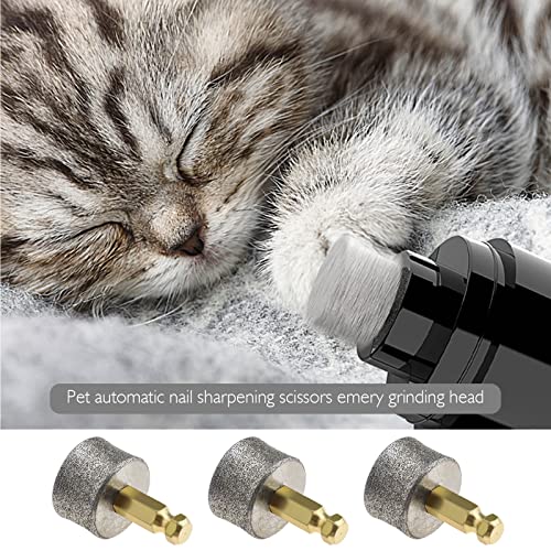 VGOL 10PCS Dog Nail Grinder Head Replacement Pet Nail Grinder Tips Emery Grinding Head for Most Pet Electric Claw Nail Grooming Tools - Image 2