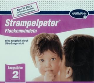 Strampelpeter Flockenwindeln, Saugstärke 2, 1 Packung / 56 Stück
