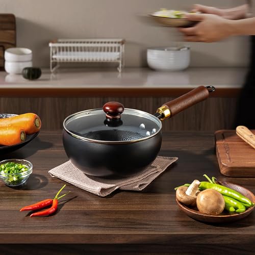 Mini Wok de Acero al Carbono con Tapa 20cm miniatura 2