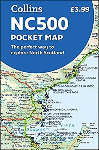 NC500 Pocket Map [The perfect way to explore North Scotland] Hardcover 27 May