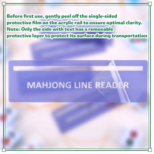 Lector de reglas Mahjong 4 piezas, ayuda para principiantes miniatura 4