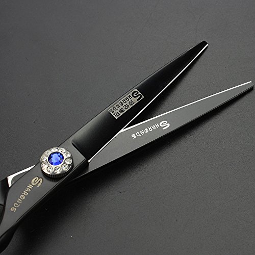 Ciseaux de coiffure 6 pouces en acier inox 440c avec poignées exquises