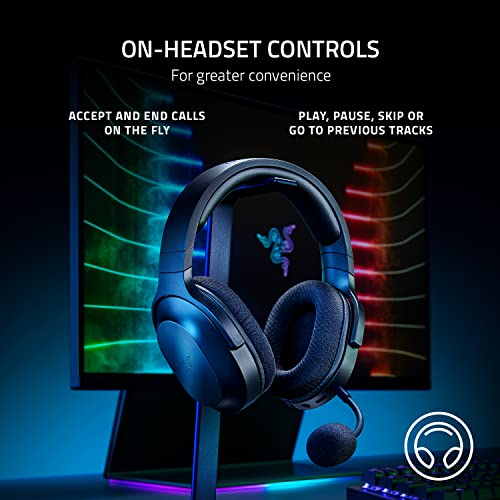 Razer Barracuda X draadloze multi-platform gaming en mobiele headset (model 2021): 250g ergonomisch ontwerp - afneembare hyperClear microfoon - 20 uur batterij - compatibel met pc, PS5, schakelaar en Android - zwart - Afbeelding 7