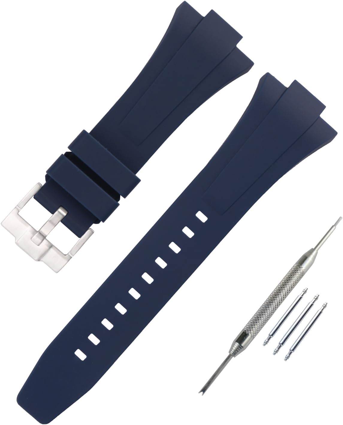 Men's Rubber Strap Replacement for 12mm Tissot PRX Powermatic 80 40mm Ladies outdoor work waterproof silicone watch band wrist strap buckle