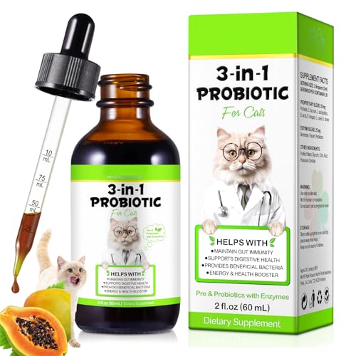 Natural 3-in-1 Cat Probiotic Drops