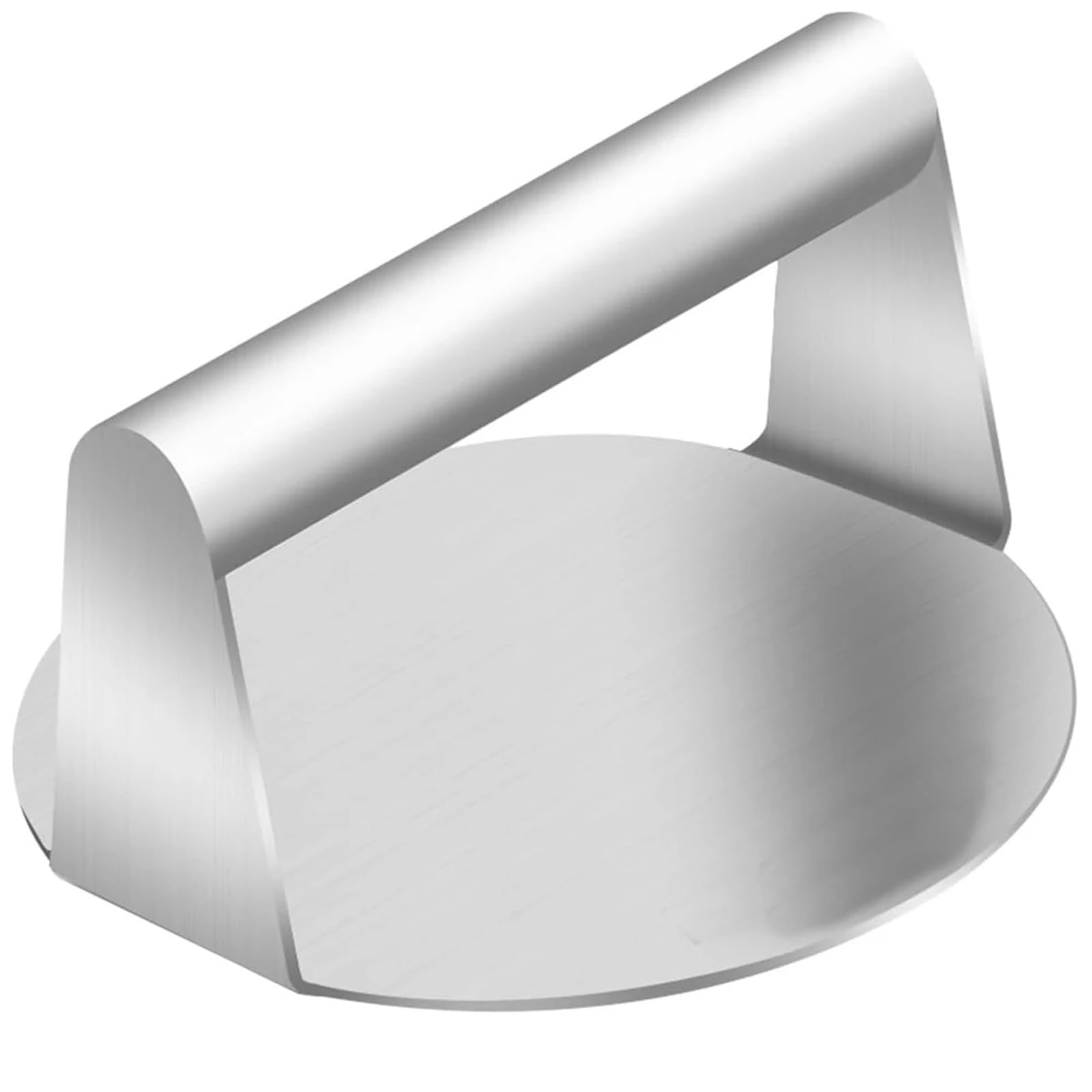 MRVAKDYDI Stainless Steel Burger Press, Burger Press Hamburger Meat Press Stainless Steel Circular Silver