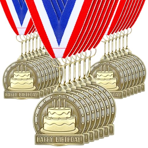 Remuuly 30 Pcs Happy Birthday Medals 2