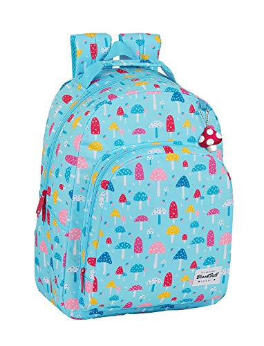 Blackfit8 Safta 642043305 Mochila Adaptable Carro Mushrooms