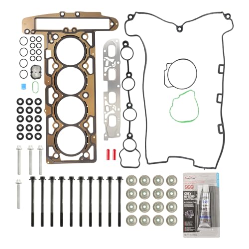 Image of KAX Engine Cylinder Head Gasket Set Compatible with Chevy Malibu 2008-2012, Cobalt 2009-2010, HHR 2008-2011, Pontiac G6 /Saturn Vue 2008-2010, Aura G5 Sky 2.2L 2.4L, Head Gasket Kit, OE# HS26466PT1