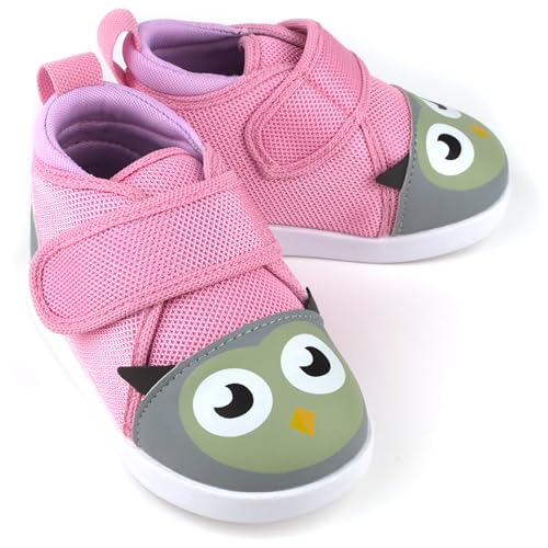 Best Shoes for Tippy Toe Walkers: Expert Guide 11 ikiki Squeaky Shoes for Toddlers/Little Kids (Pink Owl, Pink, Size 11)