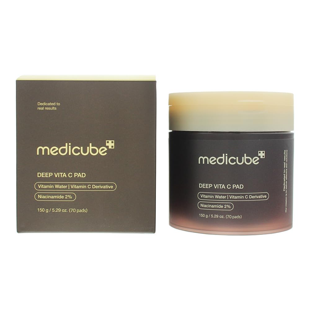 Medicube Deep Vita C Pad Brightening Skin Toner Pads Radiance Boost 70pcs 150g
