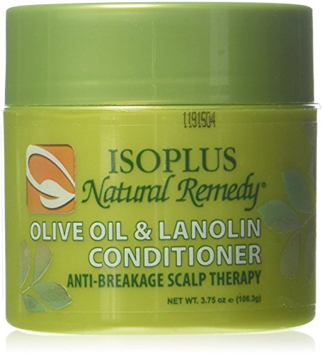 Isoplus Natural Remedy Olive Oil & Lanolin Contitioner, 4 oz (Pack of 4)