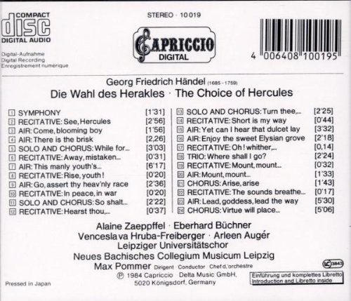 Miniatura 2 de Handel Die Wahl des Herakles The Choice of Hercules