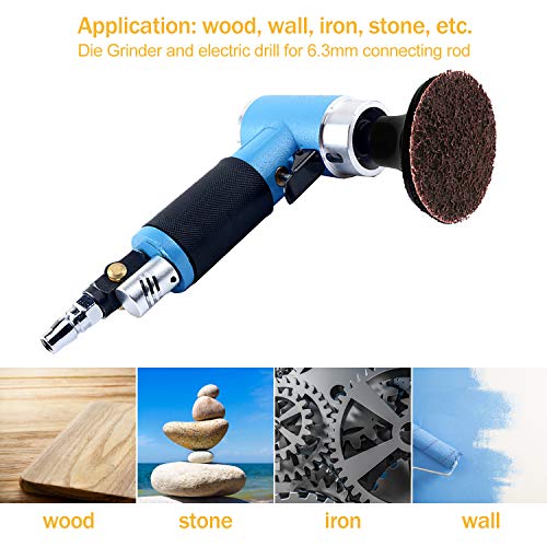 Vigrue 80Pcs Sanding Discs Set, 2 Inches Quick Change Discs With 1/4 Inch Holder, Surface Conditioning Discs For Die Grinder Surface Prep Grind Polish Burr Rust Paint Removal With Container #TOP6