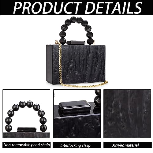 Image of Women Acrylic Clutch Purse Leopard Print Evening Bag Chain Formal Handbag Party Bridal Wedding Clutch Purse for Women