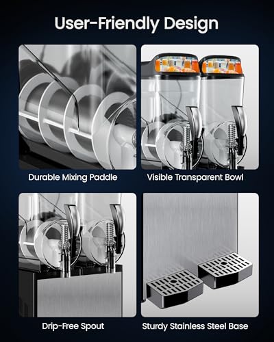 Commercial Slushie Machine Double Tank