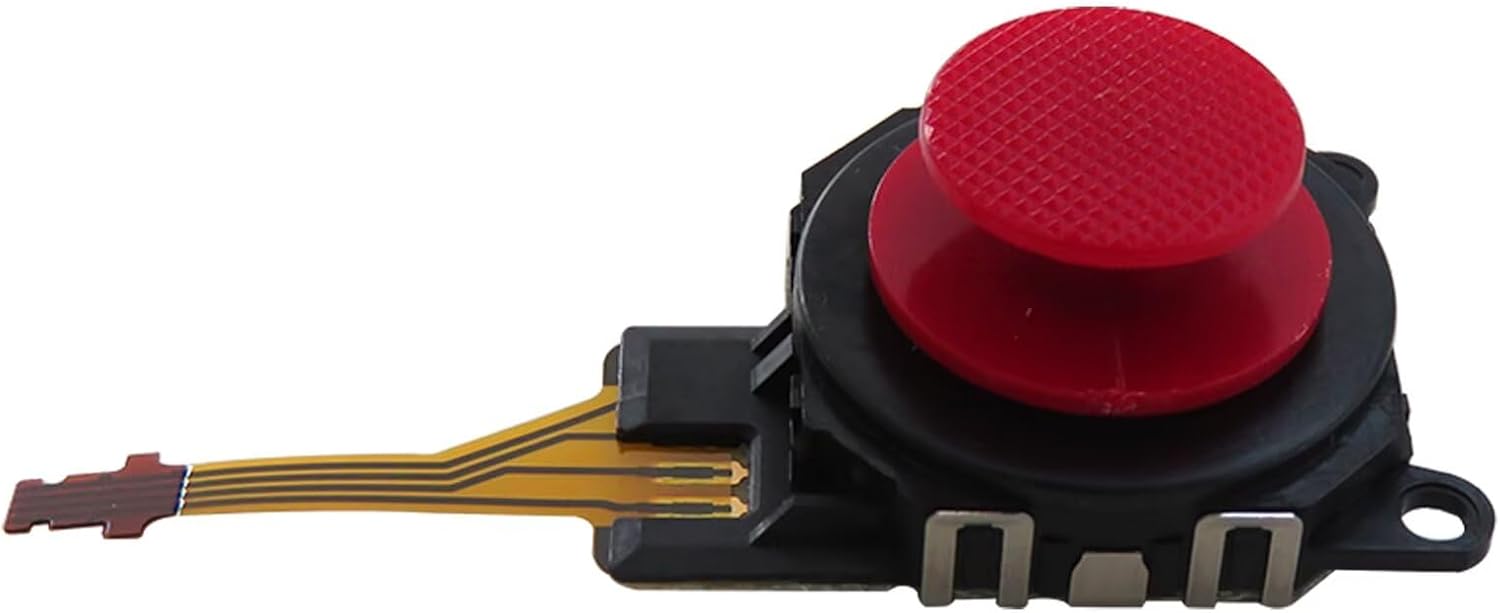 Analog Joystick Thumb Stick & Red Rocker Cap Replacement for Sony PSP 3000 3001 Controller