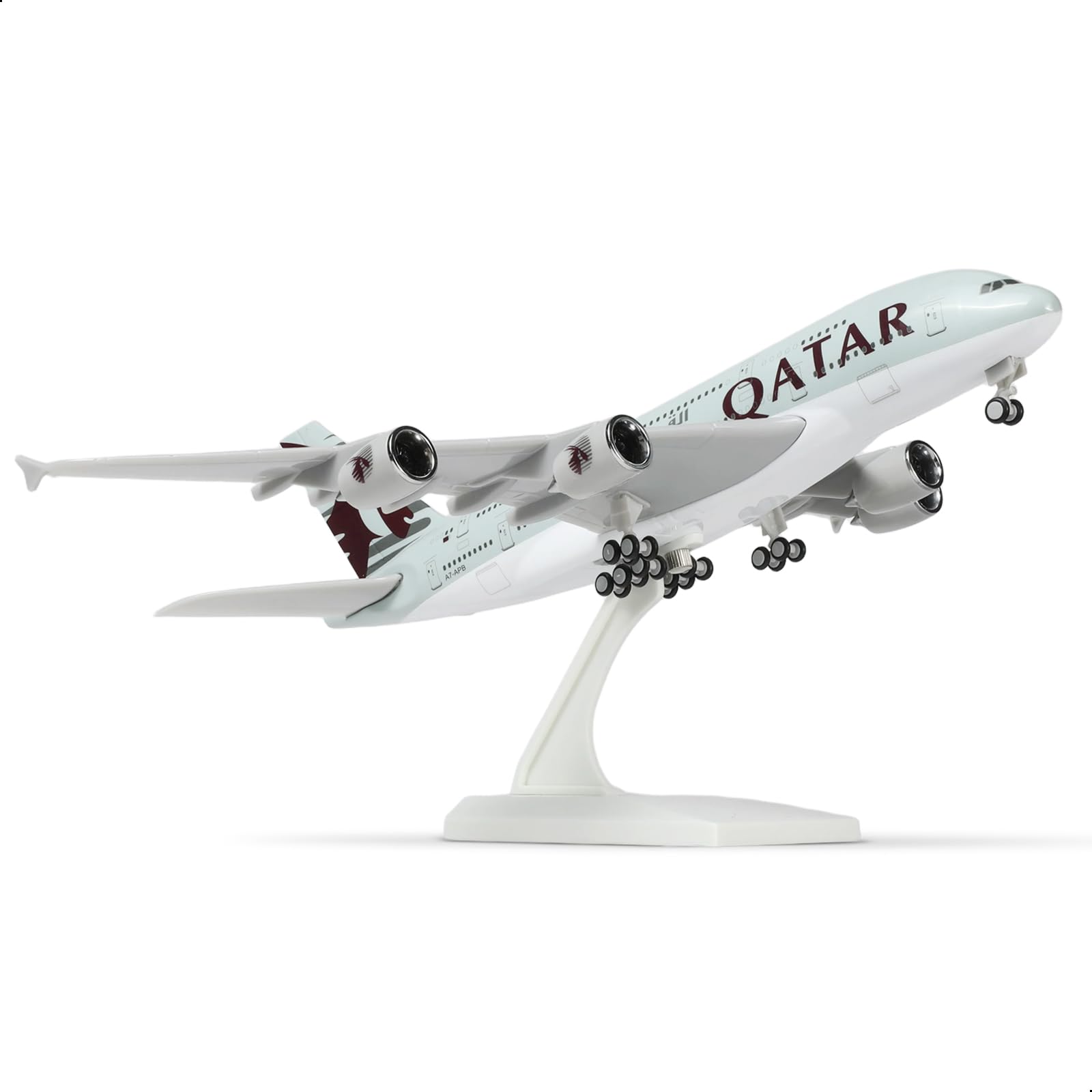 ●1/230=約30cm Airbus A380 模型 完成品 Amazon.com: QIYUMOKE 1/240 A380 Qatar Airplane Model Kits (30cm L