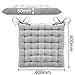 Gräfenstayn® Set de 4 Cojines, Cojines para Silla de 40 x 40...