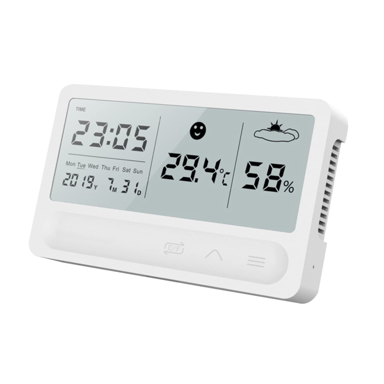 Sosoport 2 Pz misuratore di umidità termometri da interni termometro domestico termometri digitali igrometro misuratore di temperatura digitale misuratore di temperatura e umidità numero