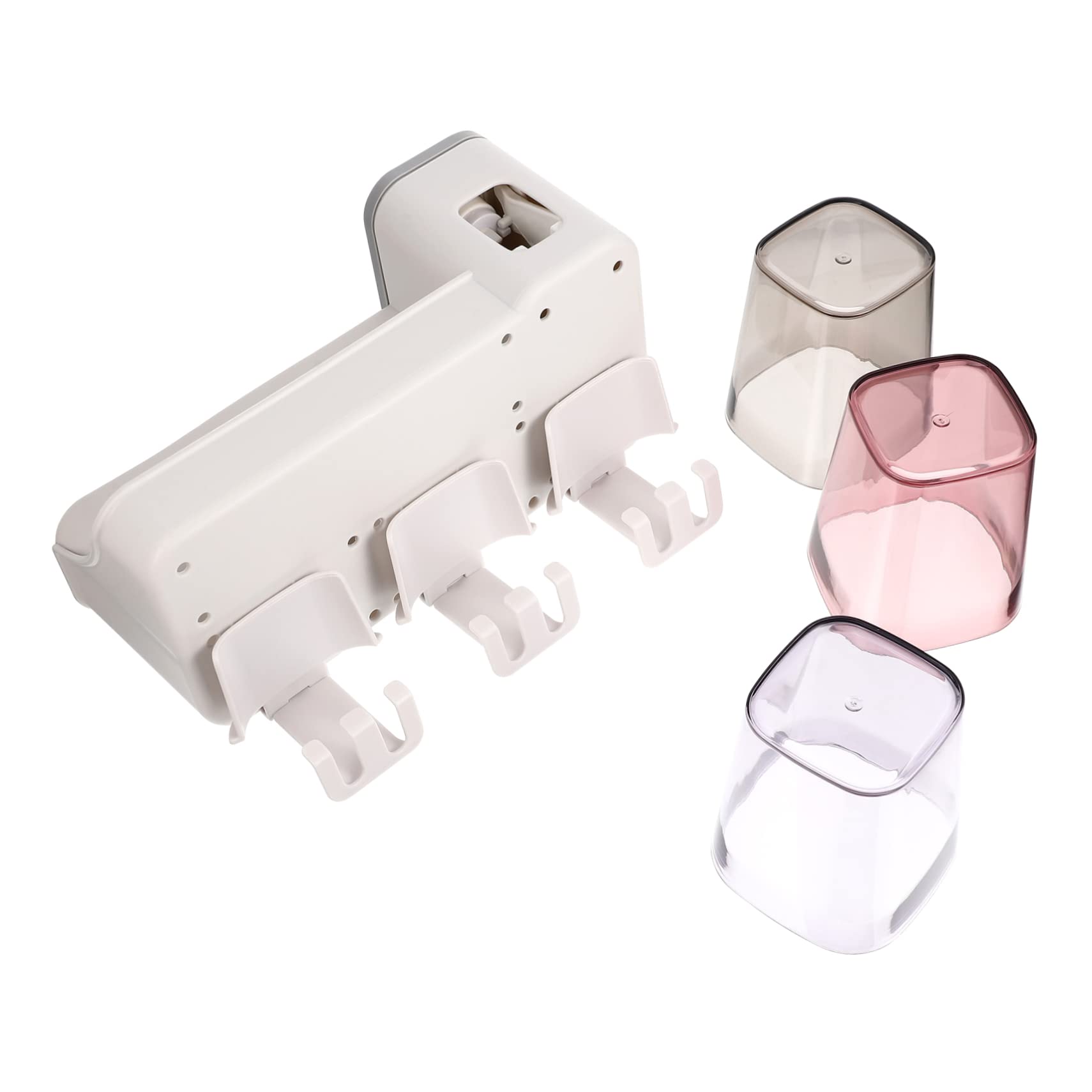 Portacepillos de Dientes de Pared Plástico Organizador Baño